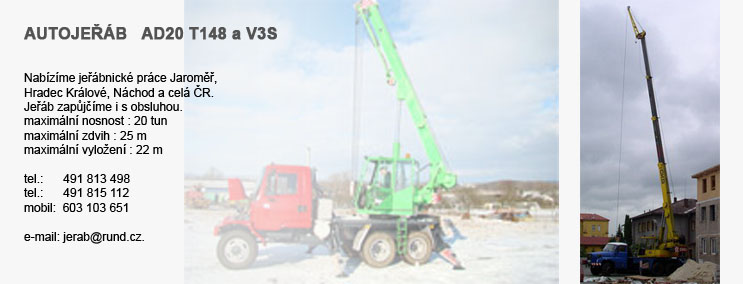 Půjčov&aacute;n&iacute; jeř&aacute;bu a vysokozdvižn&eacute; plo&scaron;iny